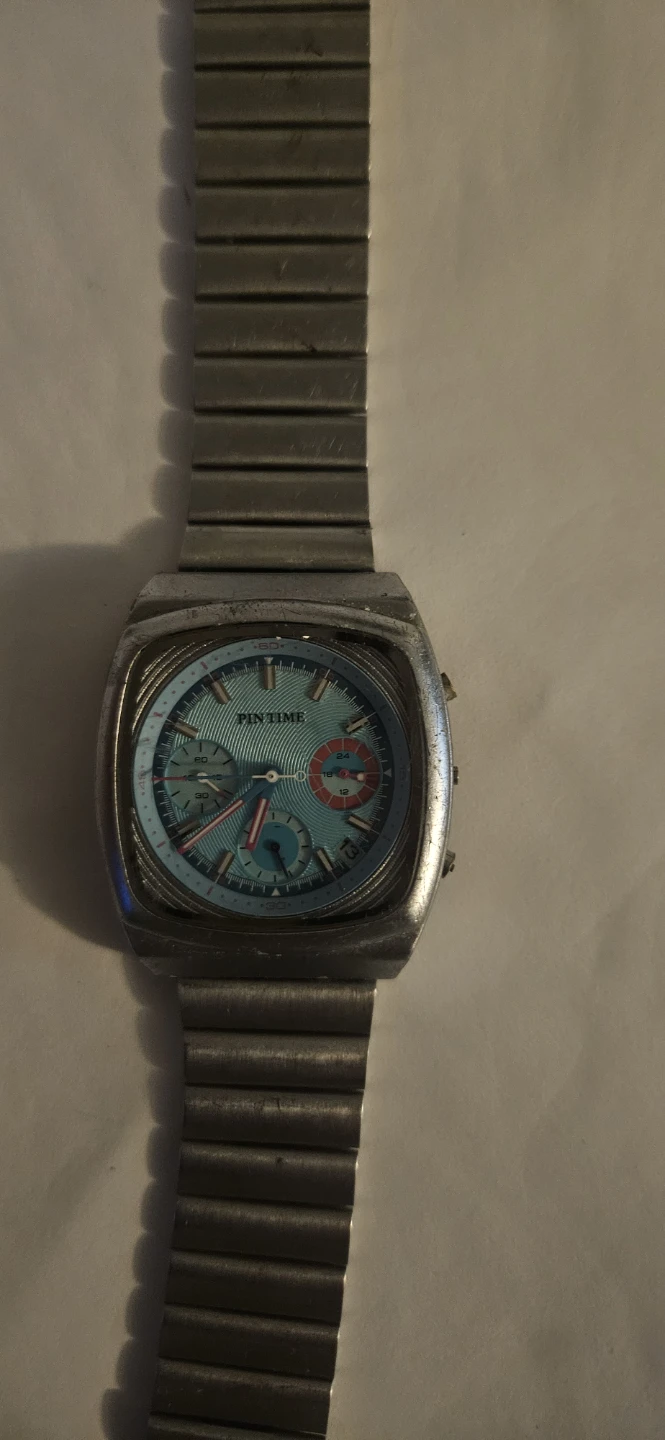 PINTIME Silver Tone Wristwatch