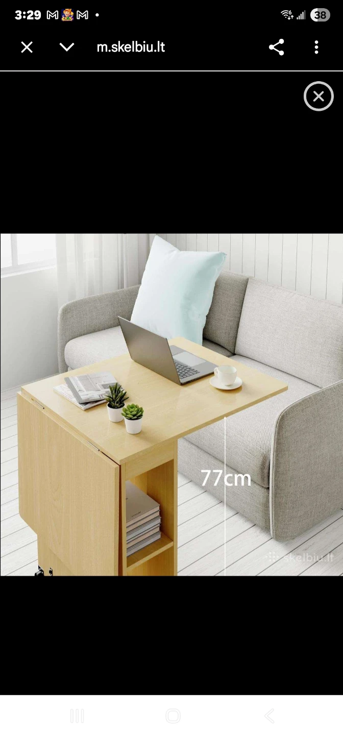 Folding Dining Table with 4 Stools - photo 4