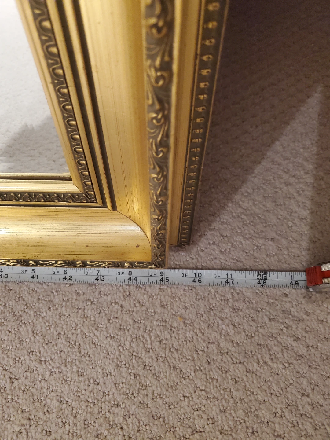 Large Gold Framed Mirror - photo 4