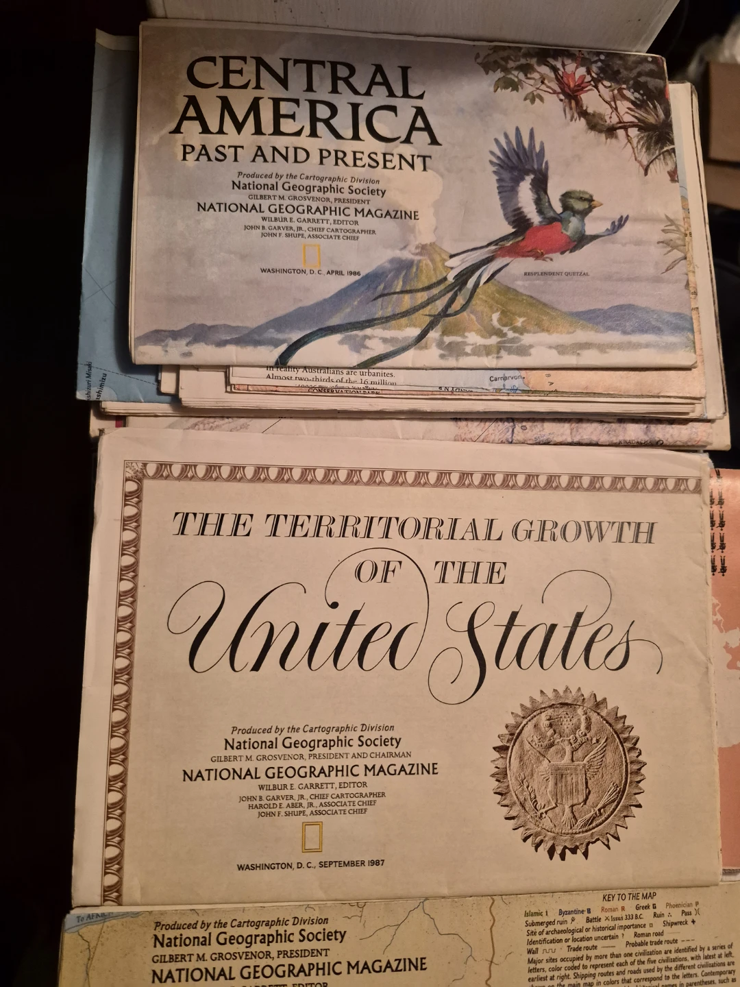 Vintage National Geographic Society Maps Collection - photo 4