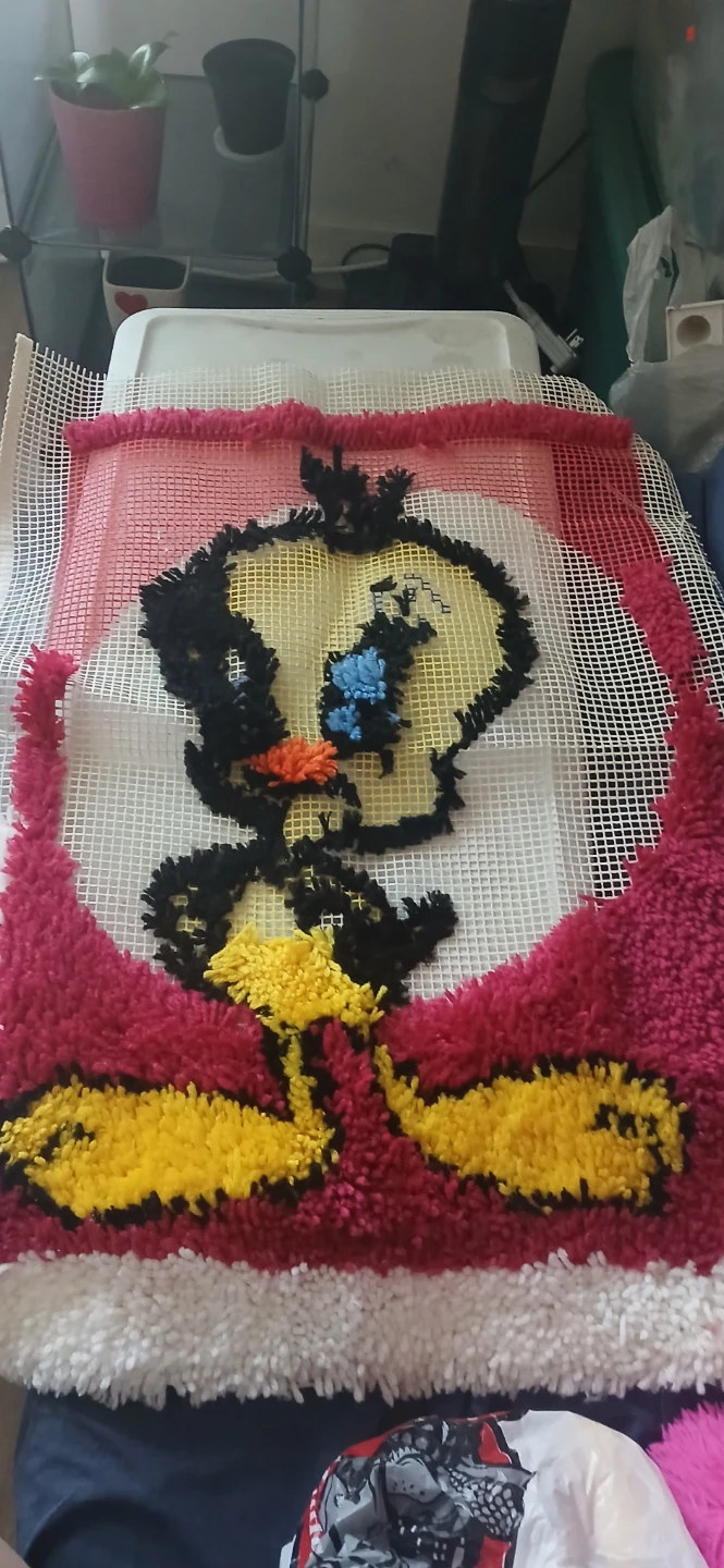 Tweety Bird Latch Hook Rug Kit