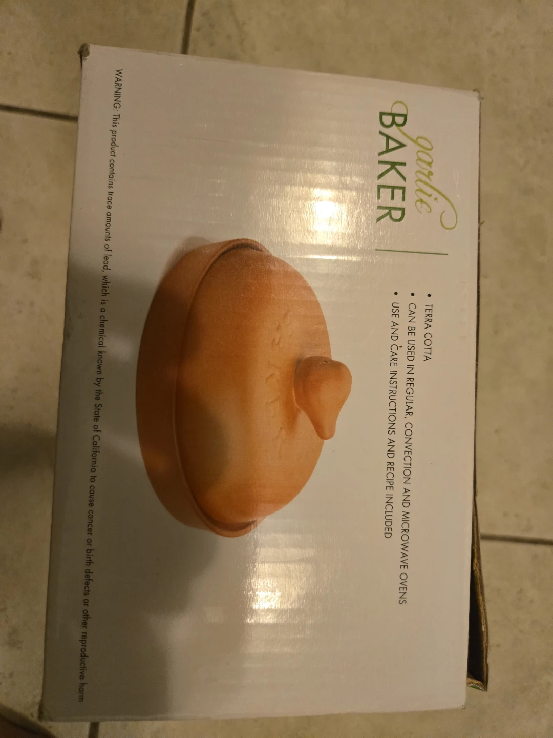 Fox Run Terra Cotta Garlic Baker - photo 2