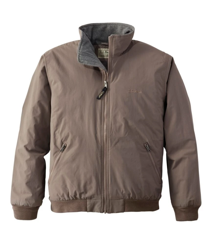 L.L.Bean Warm-Up Jacket - Tan - Size L