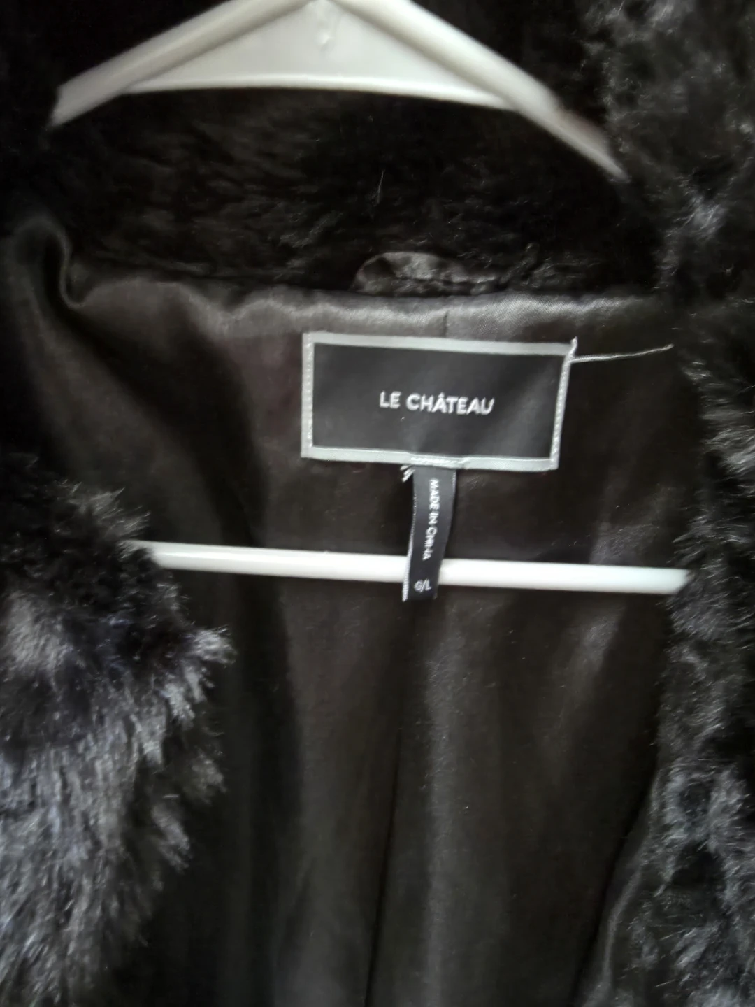 Le Chateau Black Faux Fur Coat - photo 3