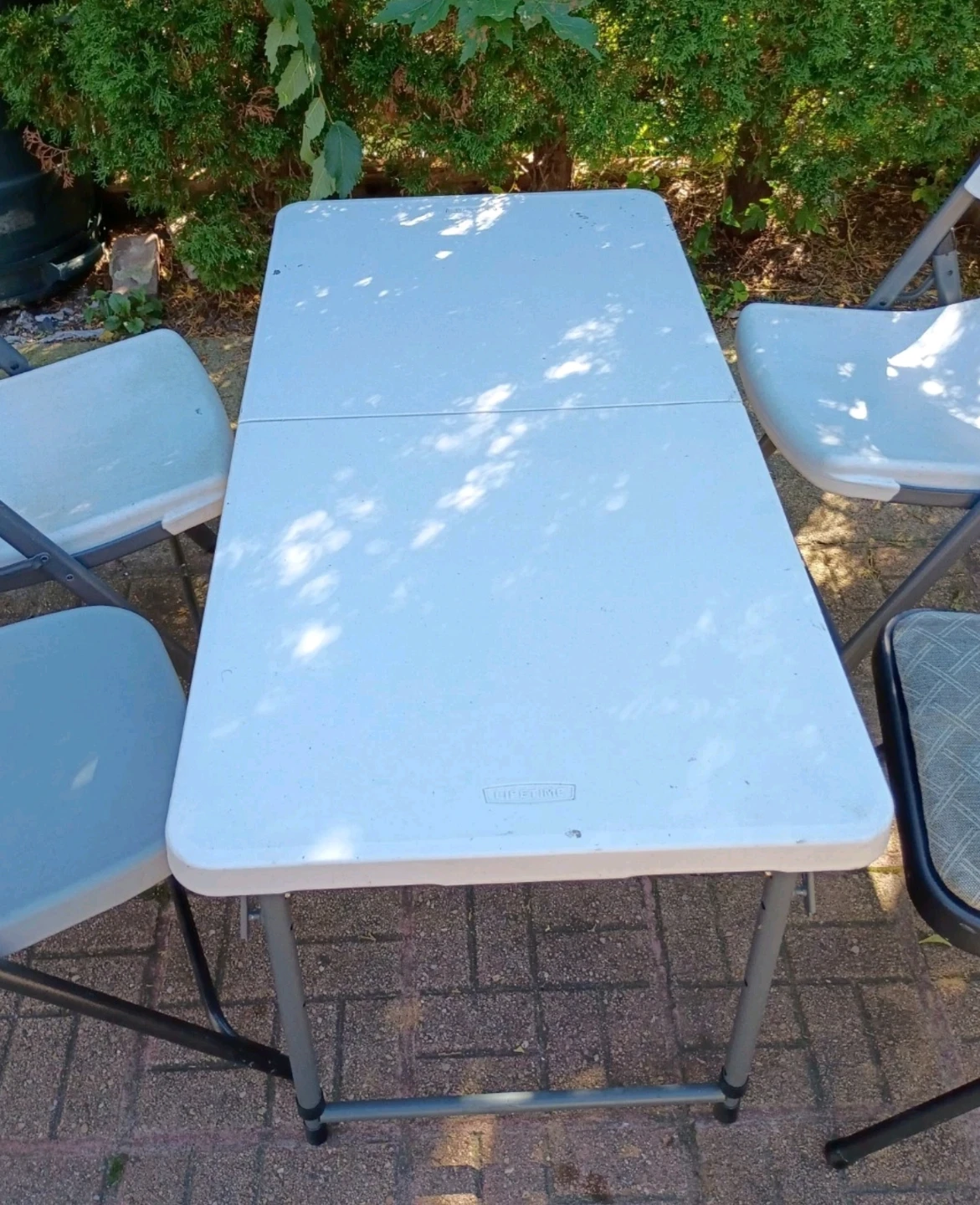Lifetime Commercial Grade Folding Table and chairs - photo 3