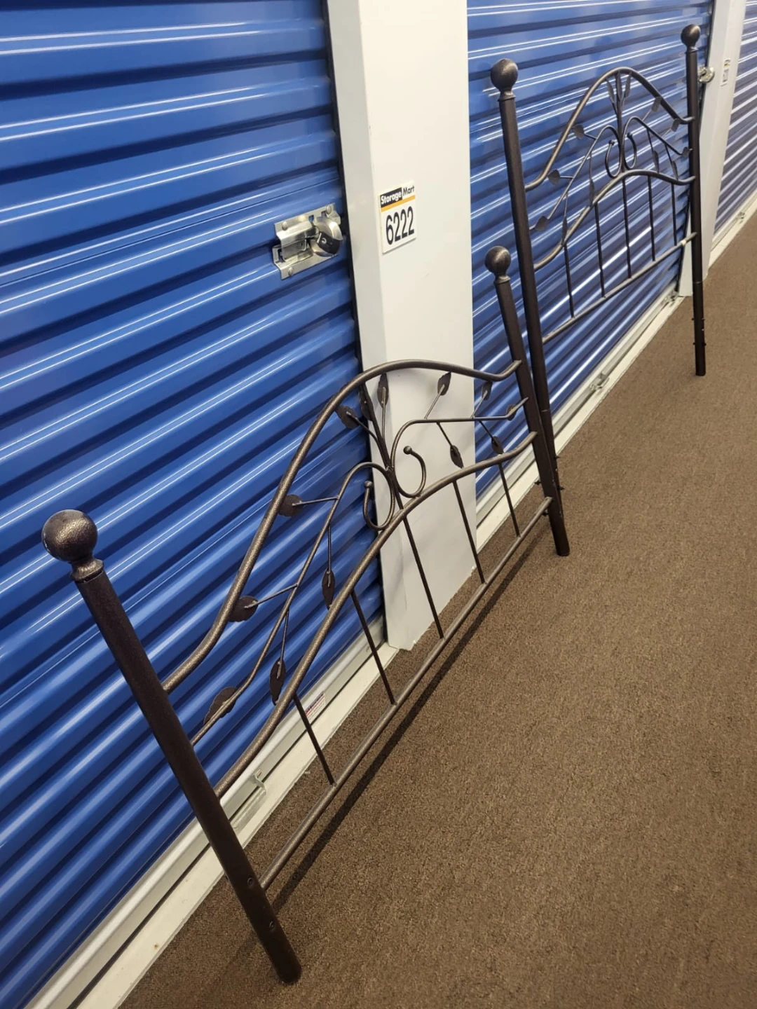 Metal Twin Bed Headboard and Footboard - photo 2