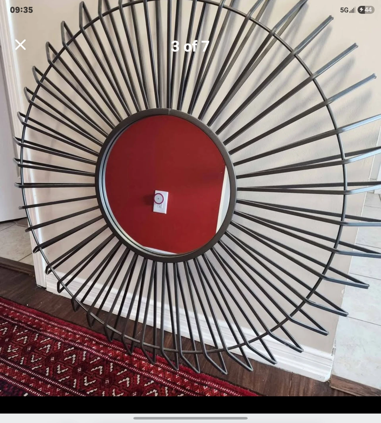 Modern Sunburst Wall Mirror by Structube ✨ - photo 4