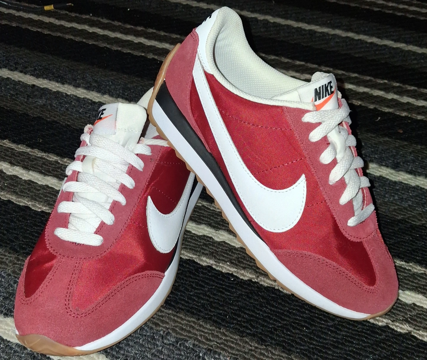 Nike Red and White Sneakers