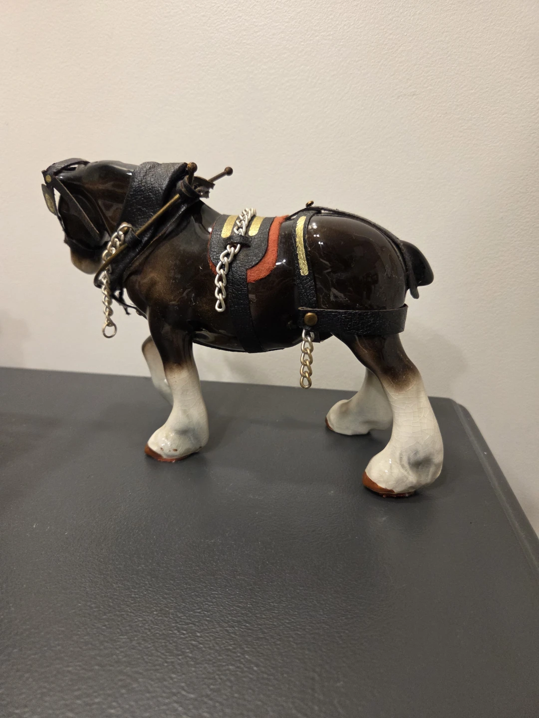 Ceramic Draft Horse Figurine - photo 5