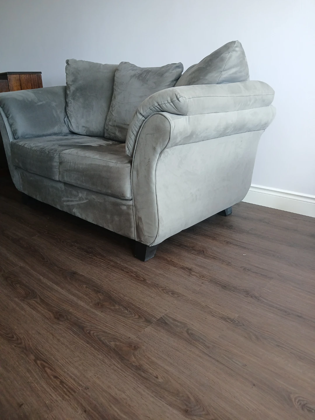 Grey Two-Seater Sofa - photo 2