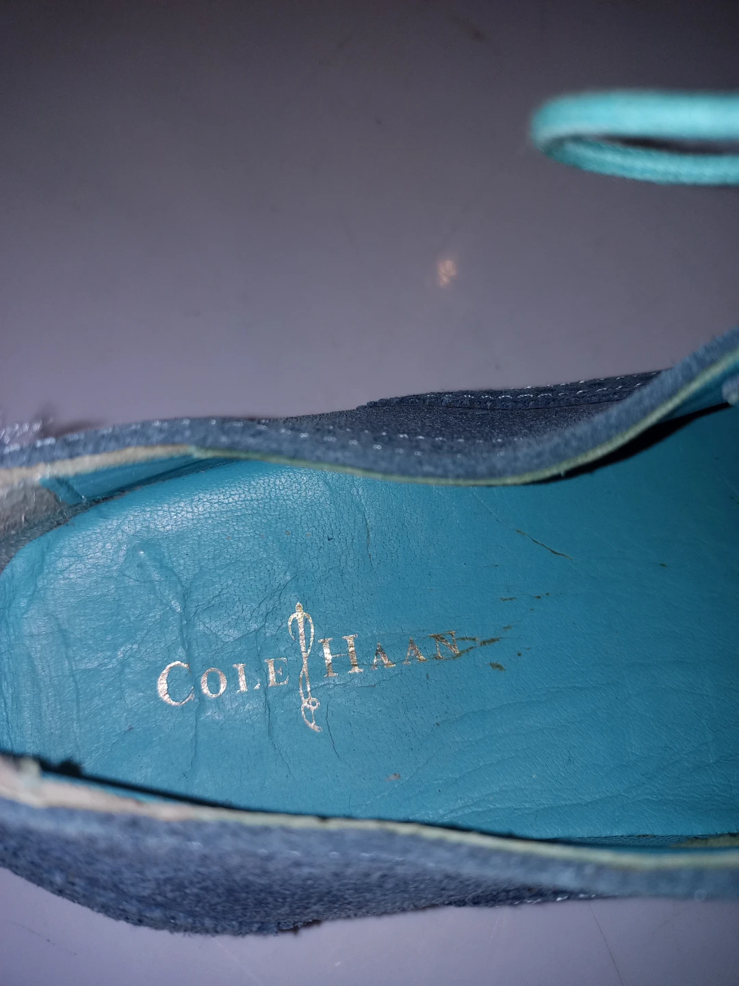 Cole Haan Blue Suede Shoes Men's - Size 9 1/2 - photo 5