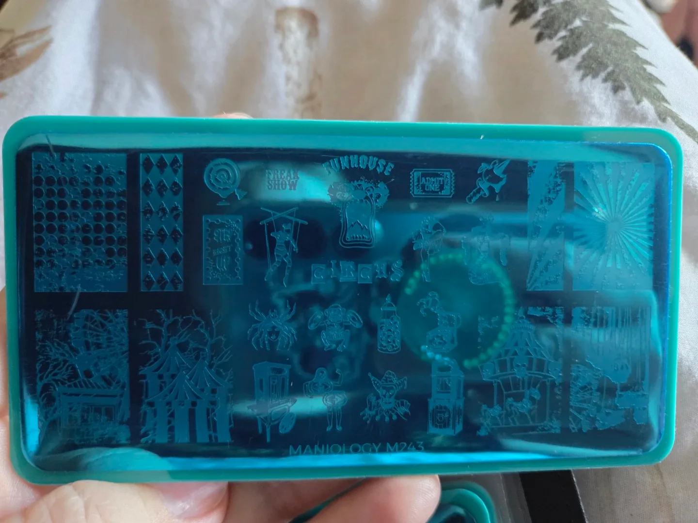Maniology M243 Funhouse Circus Stamping Plate