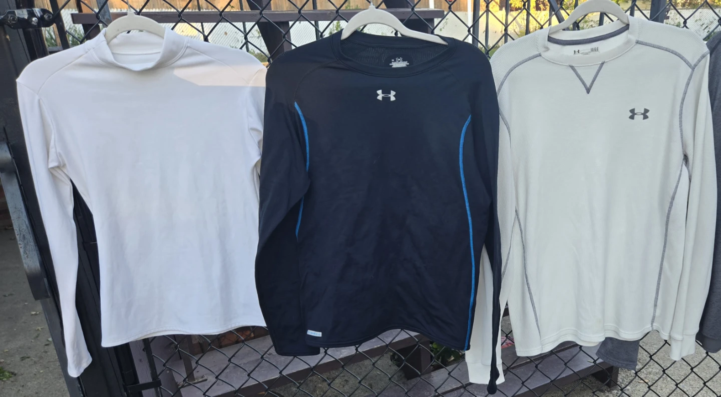 COLDGEAR Under Armour Men's LARGE. 3 Tops. EUC.