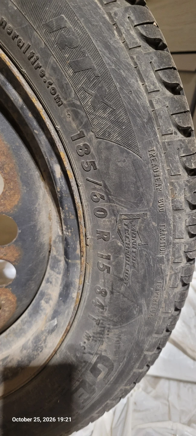 General Tire Evertrek  RTX 185/60R15 84T