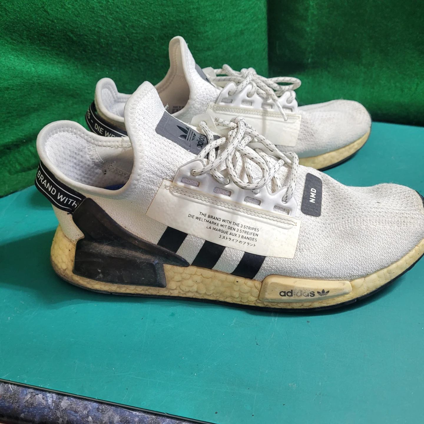 Adidas NMD Sneakers White and Black - Size 10 - photo 2