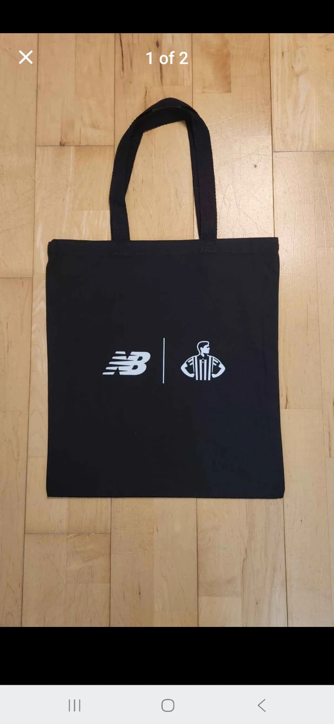 New Balance & Footlocker Black Tote Bag