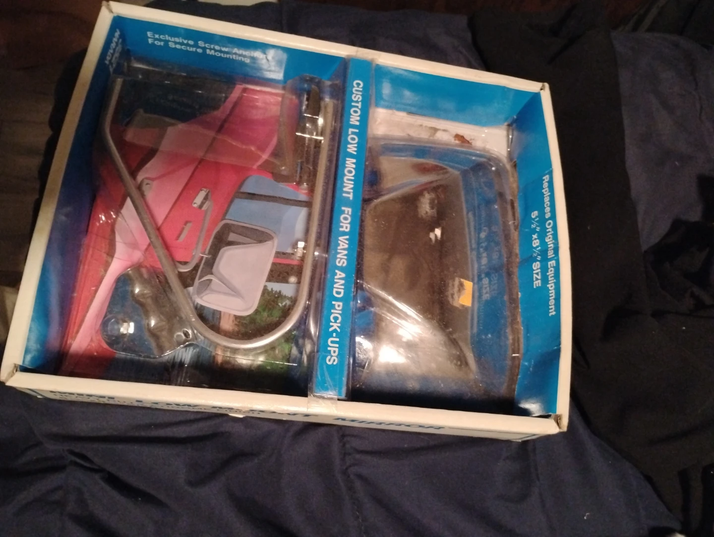 Chrome old truck Mount Mirror