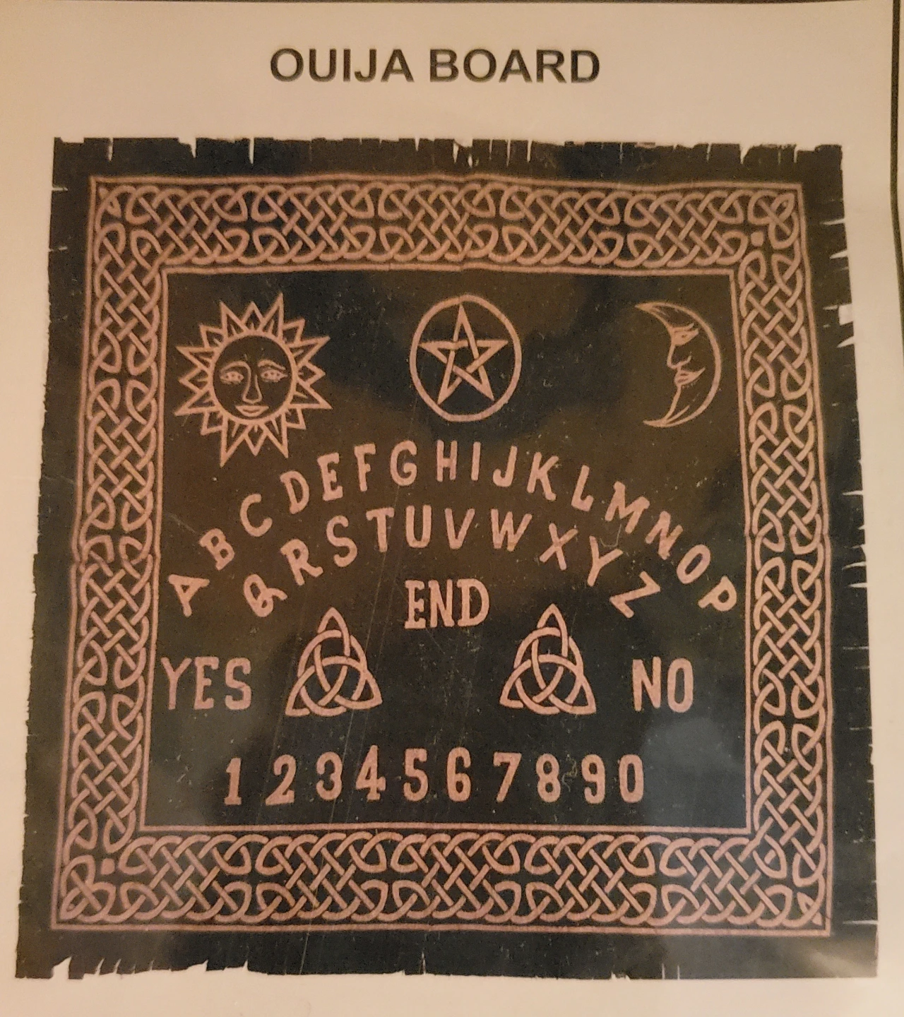 New Altar Cloth Ouija