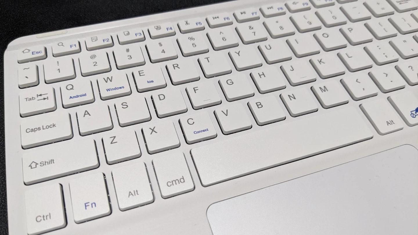 Bluetooth Wireless Keyboard and Trackpad Combo