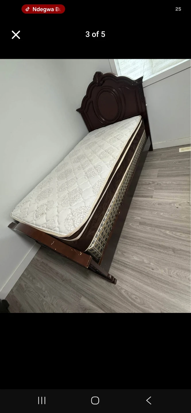 Single Bed With Mattress