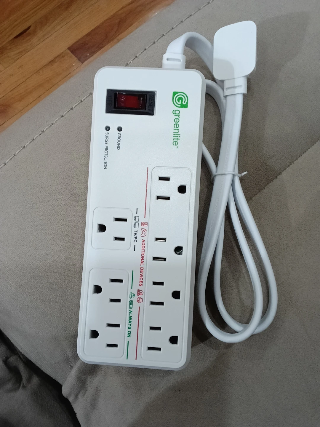 Greenlite Energy Saving Power Strip