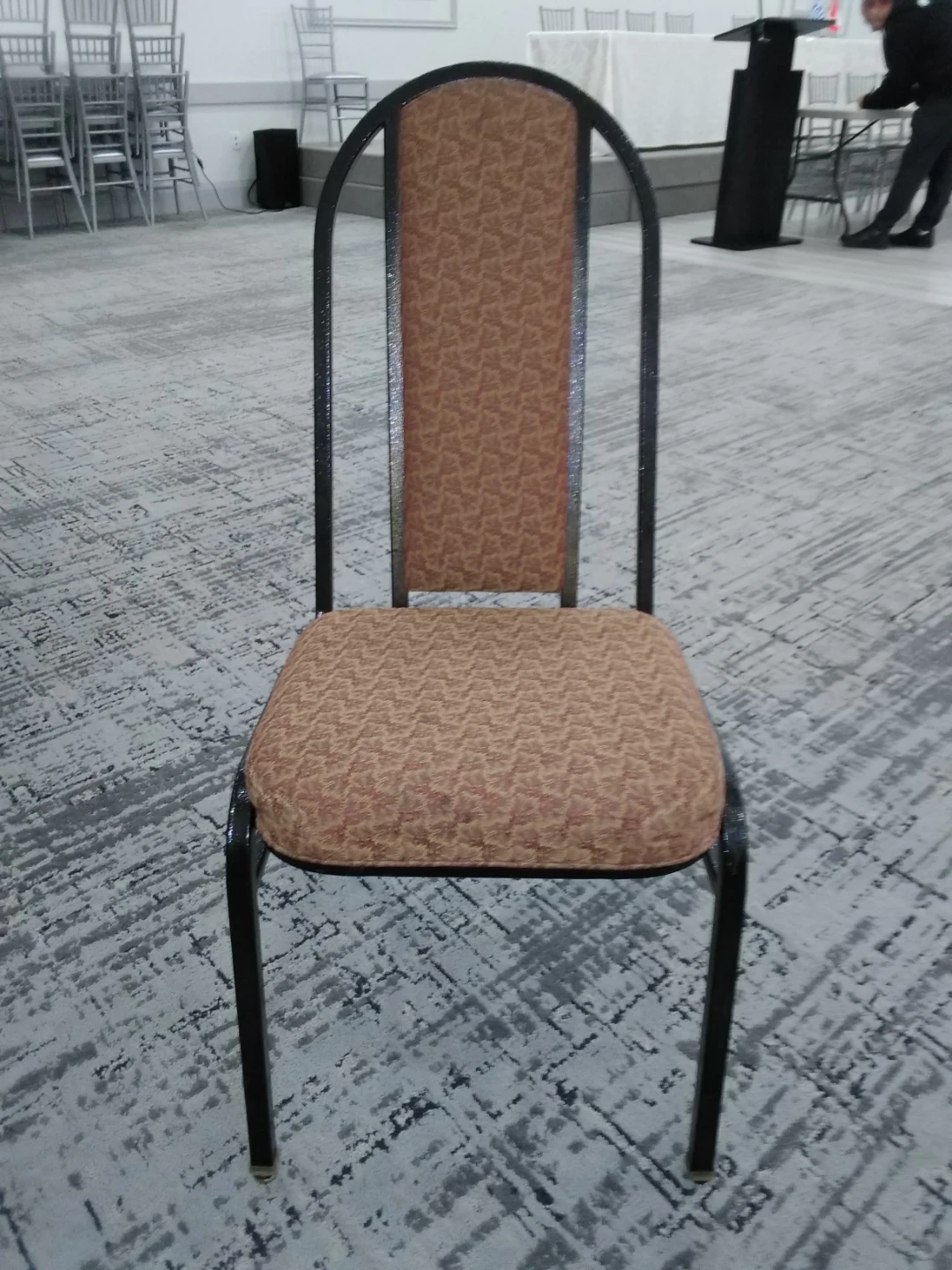 Banquet dining Chair metal fabric pu thorncliffe park  overlea