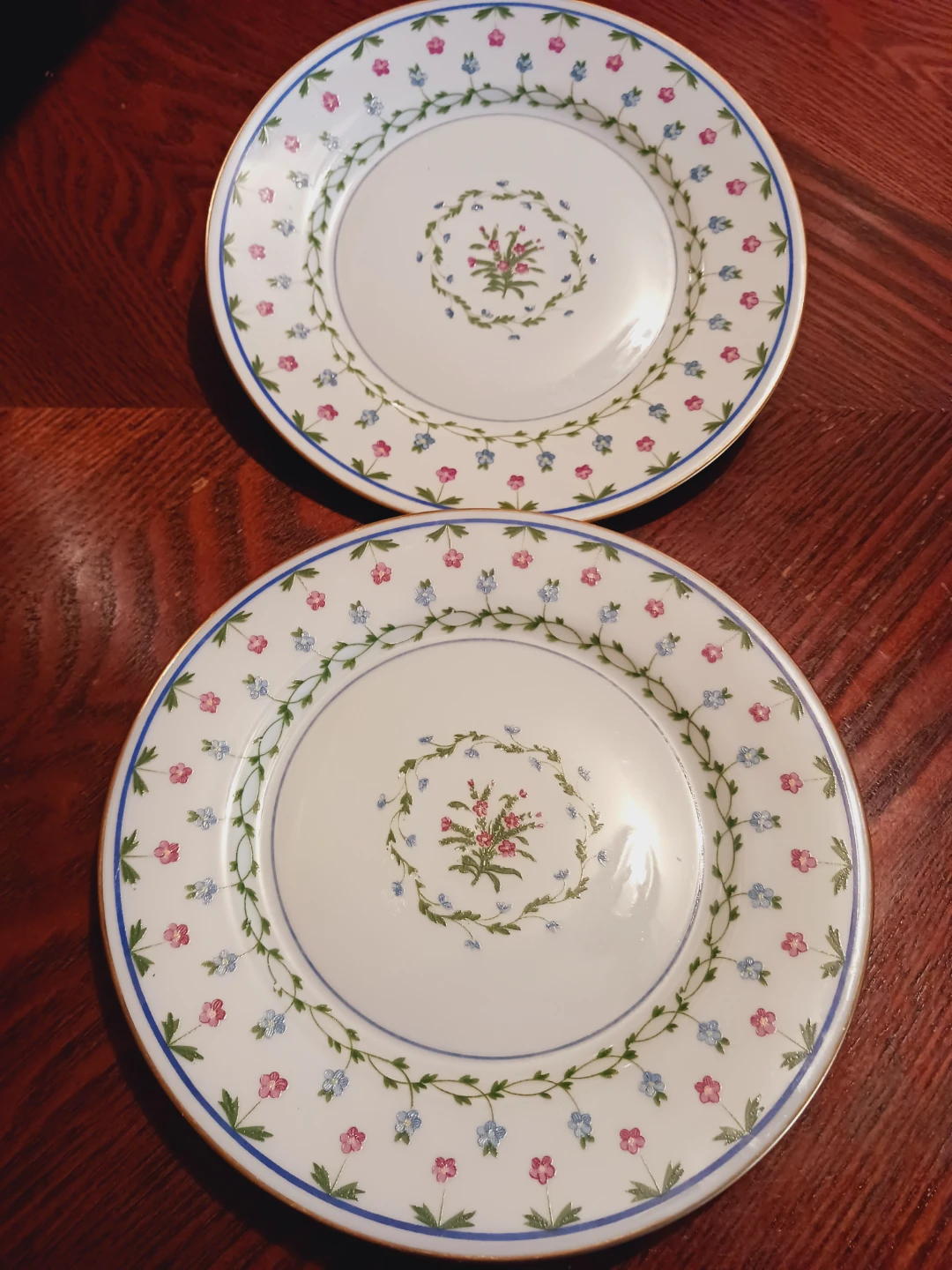2 La Fayette Ceralene A. Raynaud Limoges France Plates