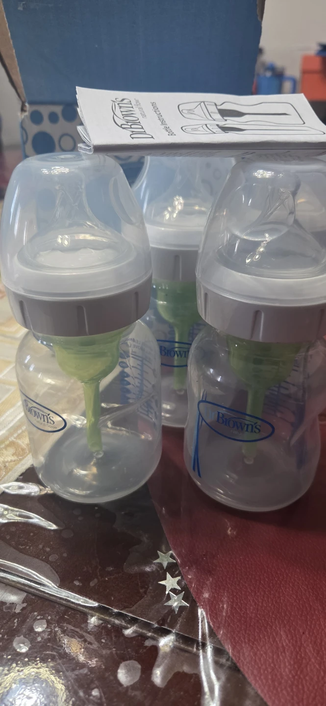 Dr. Brown's Anti-Colic Wide-Neck Baby Bottles (4-Pack) - photo 2