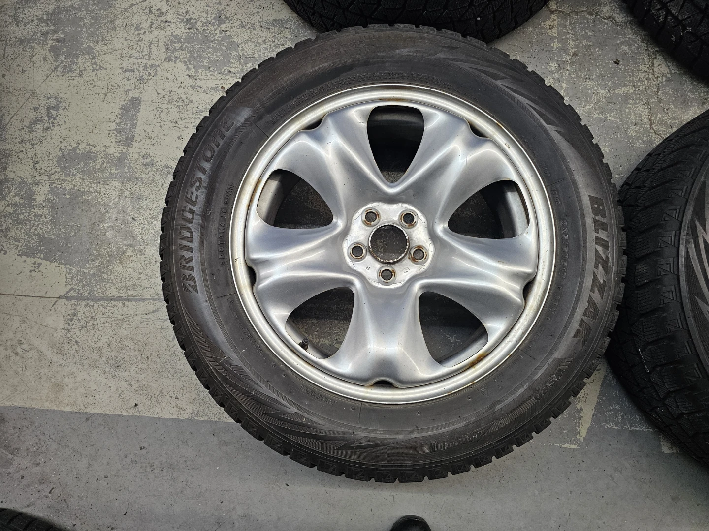 SUBARU CROSSTREK WINTER TIRES ON STEEL RIMS 225/60 R17 - photo 4