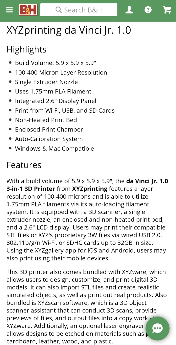 DaVinci JR Wi-fi 3D Printer - photo 5