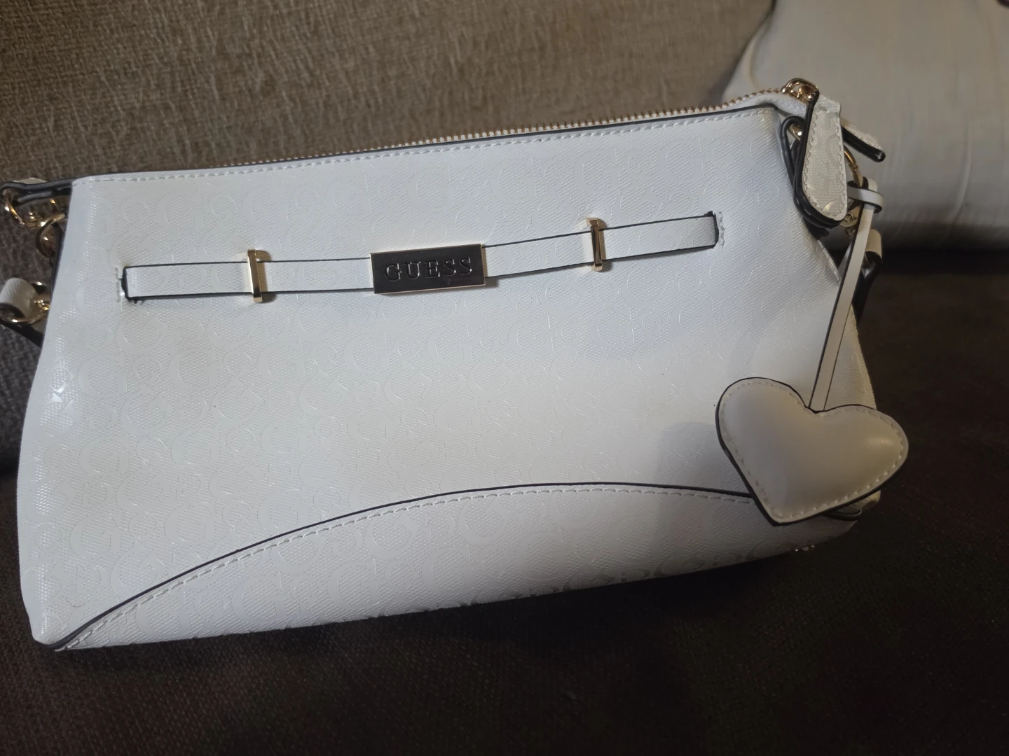 White Guess Handbag