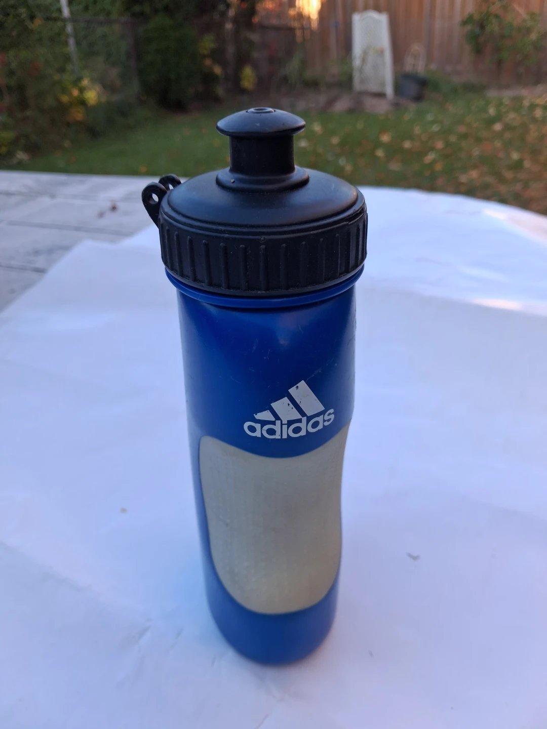 Used clean Adidas Blue Water Bottle