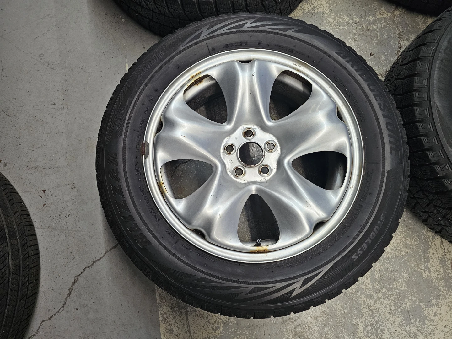 SUBARU CROSSTREK WINTER TIRES ON STEEL RIMS 225/60 R17 - photo 5