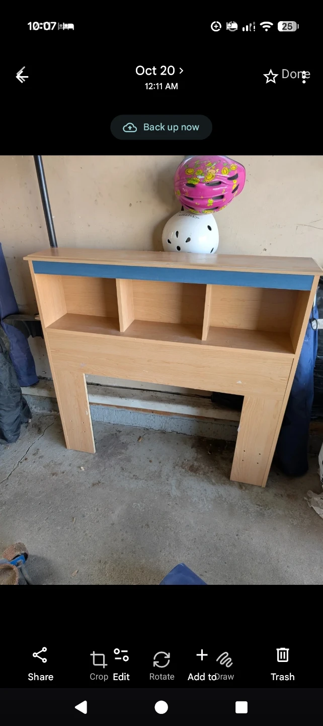 Wooden Bookcase Headboard