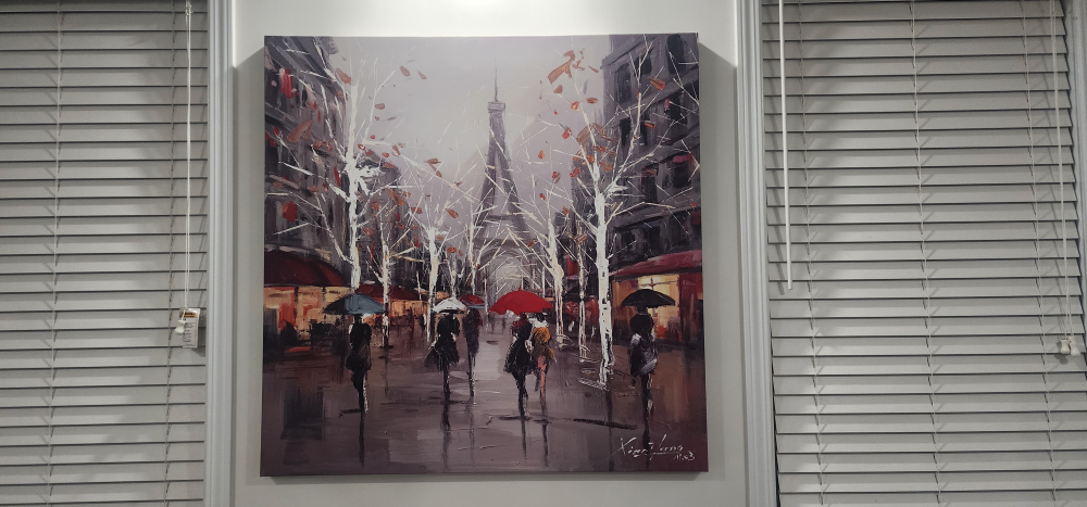 Large Paris Scene Wall Art - photo 2