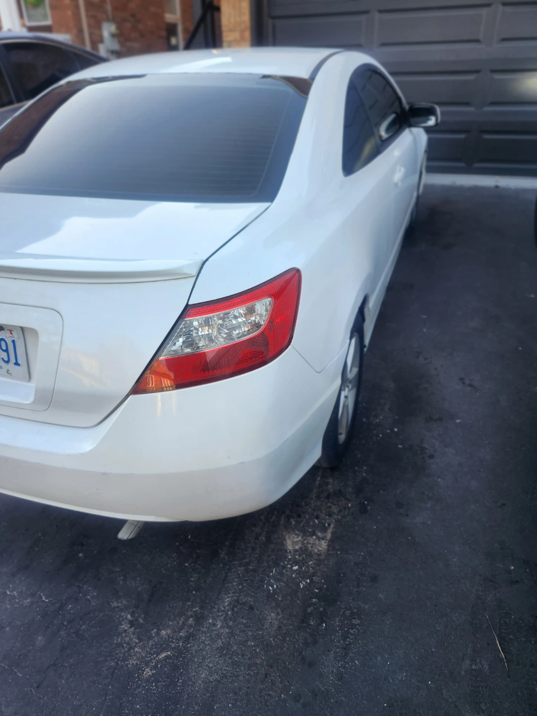 White Honda Civic Coupe - photo 5