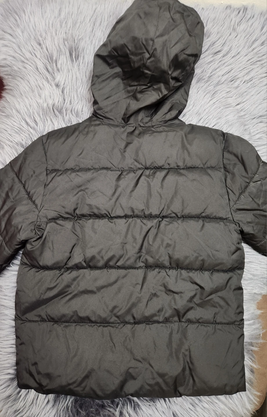 Black Hooded Jacket Size S 6-7 - photo 2