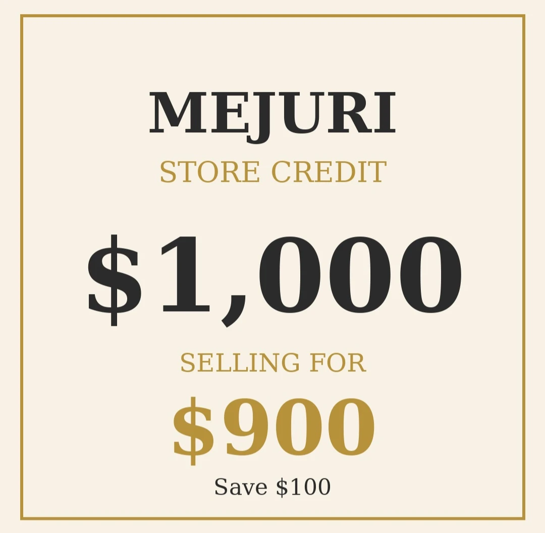 $1,000 Mejuri Credit for $900 - Save $100