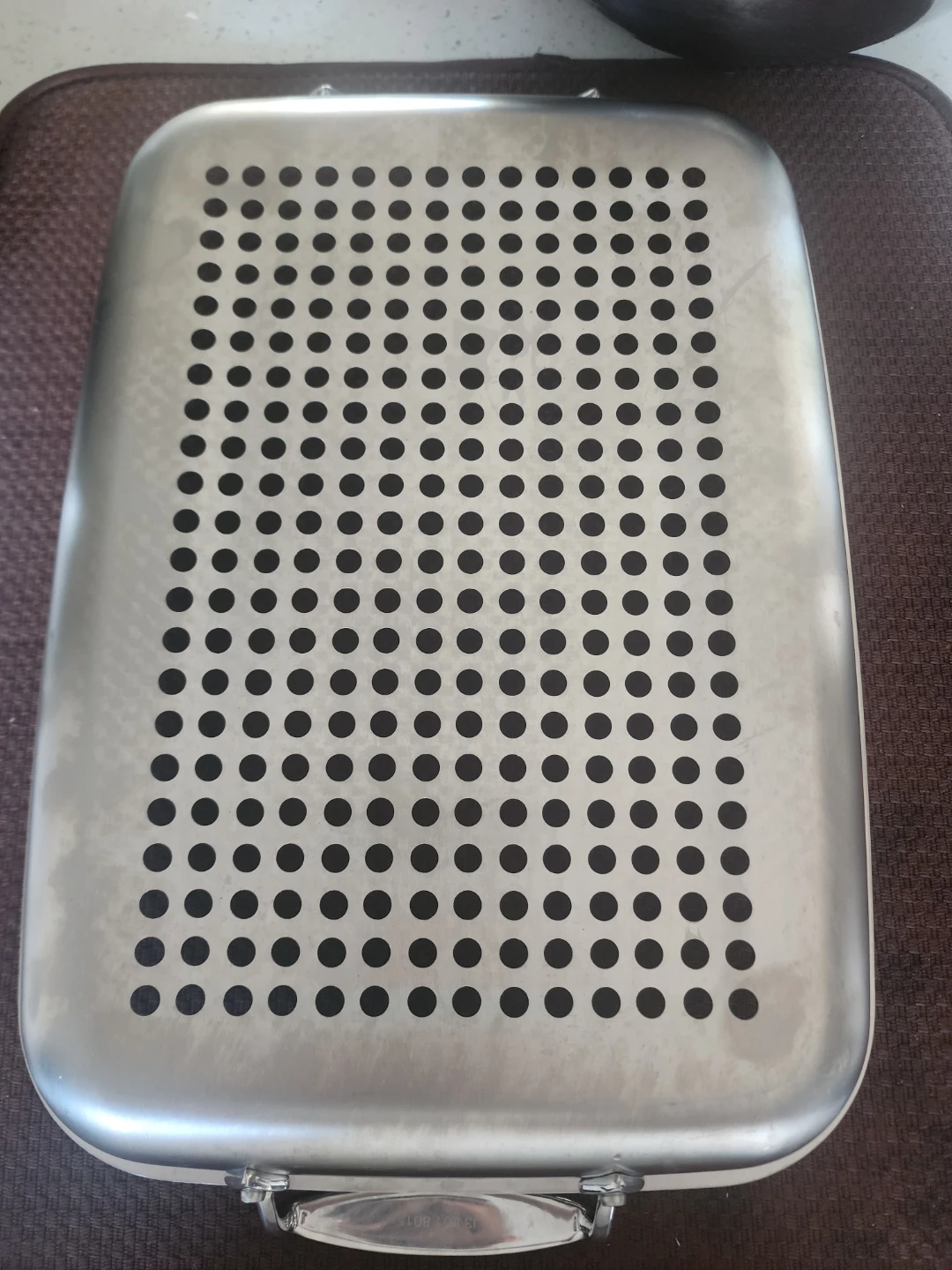 All Clad Perforated Stainless Steel Roaster - photo 2