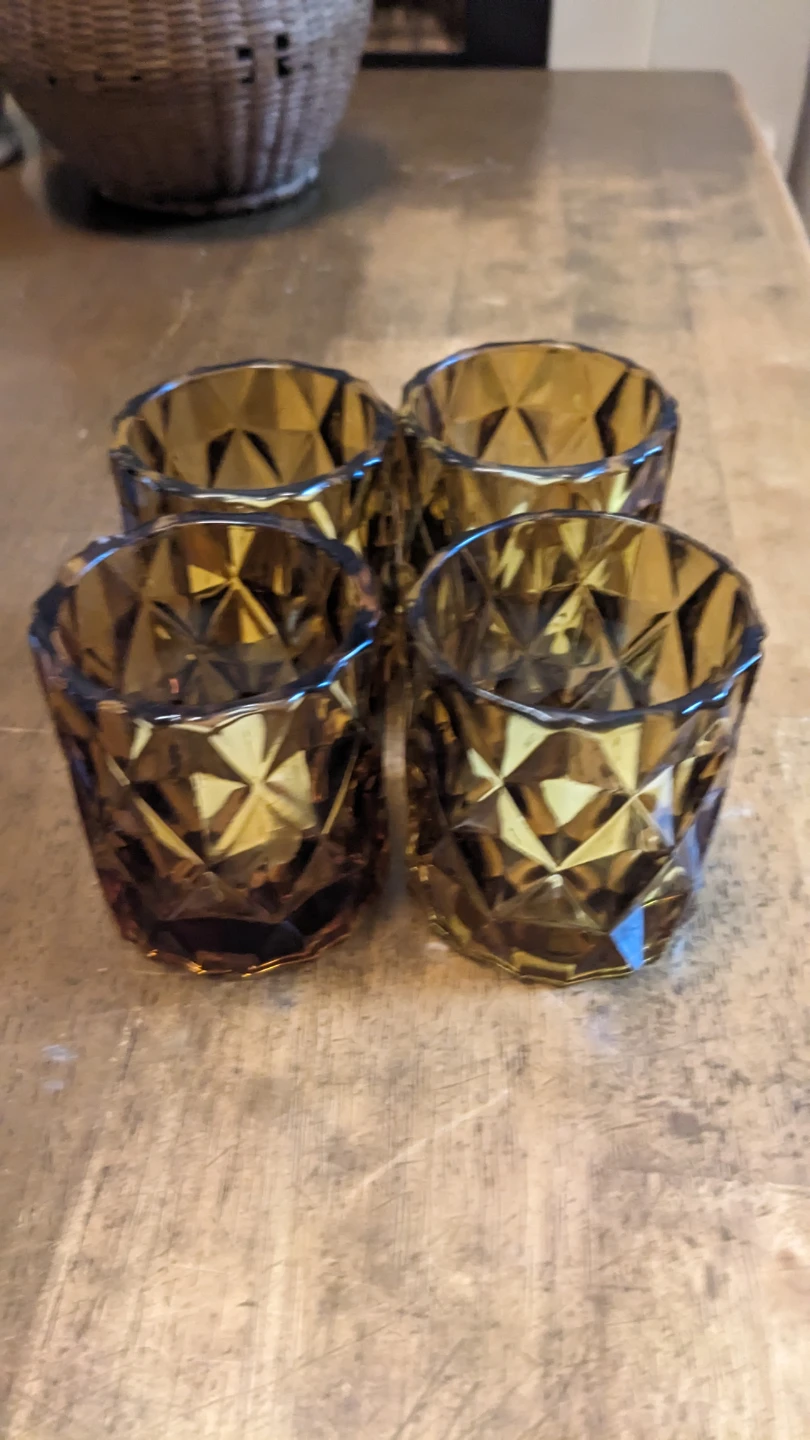 Set of 4 CB2 Betty Tealight Holders