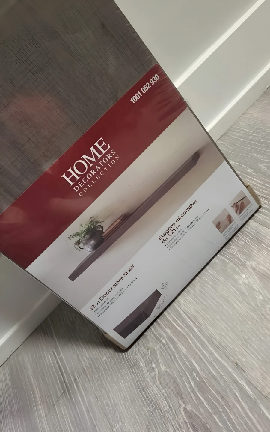 Grey Oak Decorative Floating Shelf 48" - BRAND NEW - photo 4