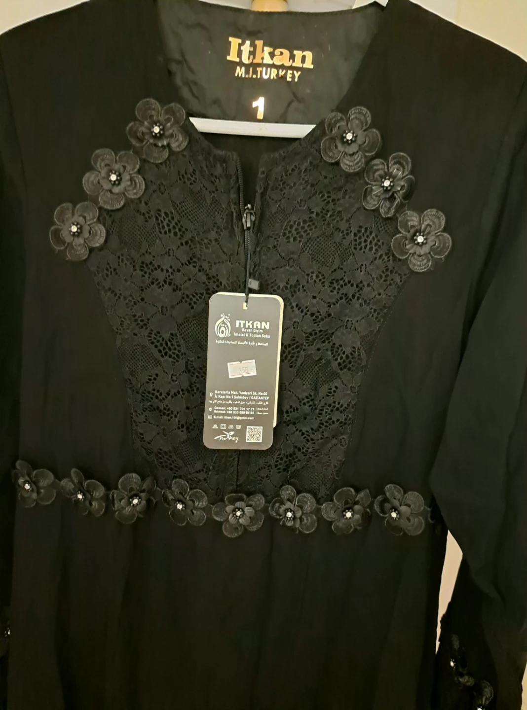 Itkan Black Long Dress/Abhaya - photo 2