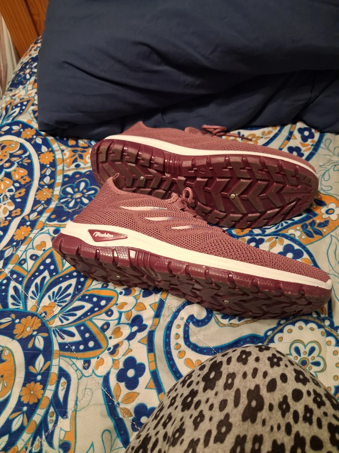 Bloak Mauve Knit Sneakers - photo 2