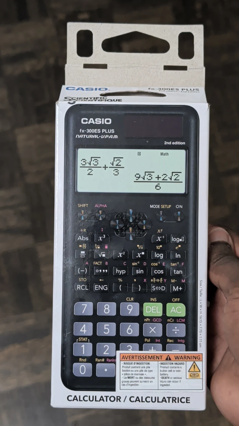 Casio fx-300ES PLUS (2nd Edition) Scientific Calculator
