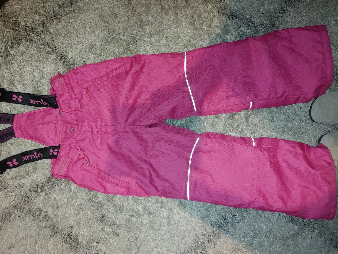 XMTN Pink Snow Pants with Suspenders - Girls size 8 - photo 2