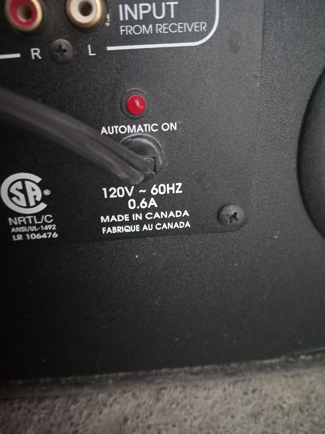 Acoustic Profiles Subwoofer Model RMS-1200.SUB - photo 5