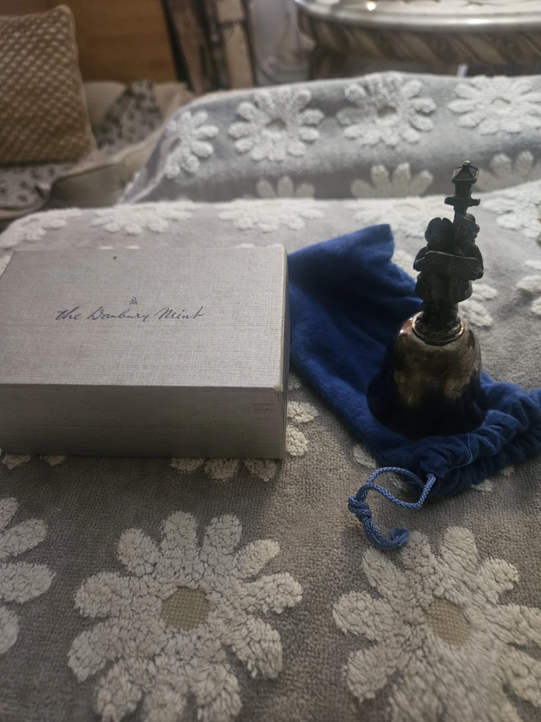 Danbury Mint Silver Plated Bell