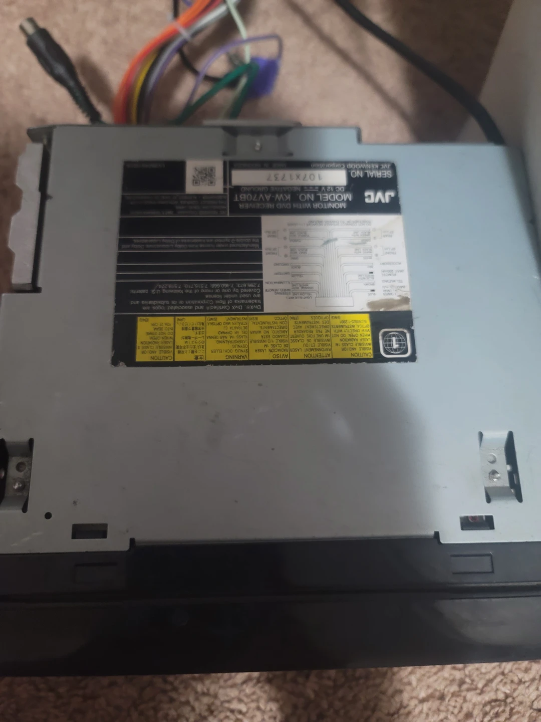 JVC KW-AV70BT Monitor with DVD Receiver - photo 2