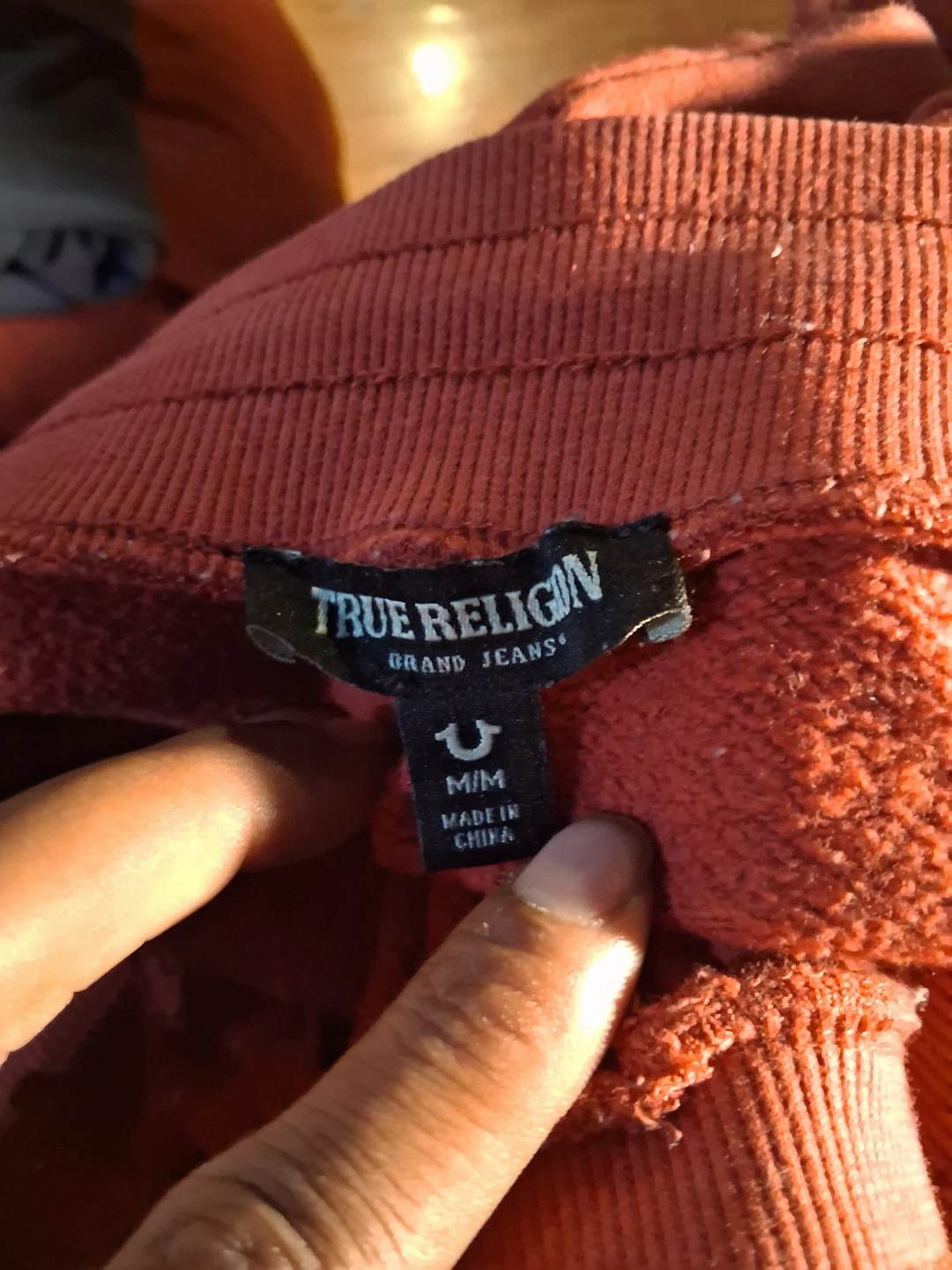 Red True Religion Sweatpants - photo 3