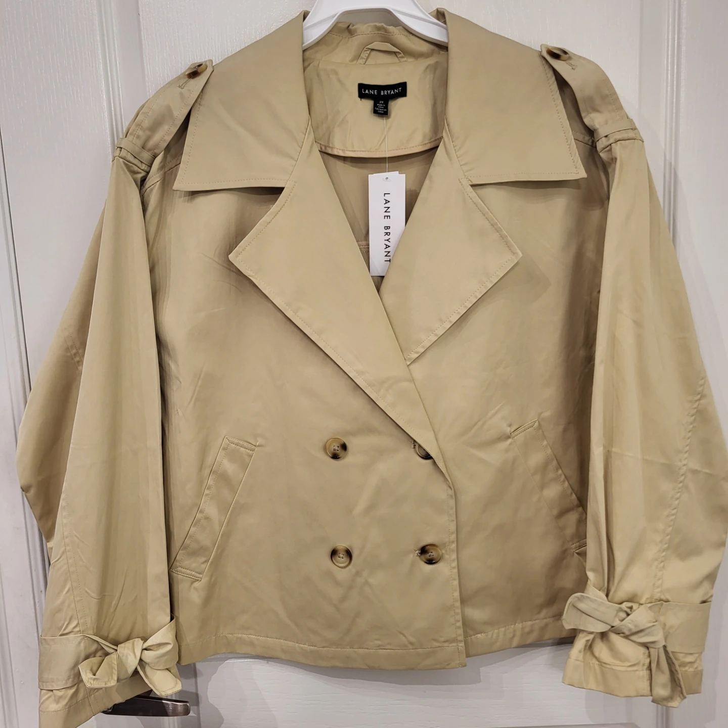 Lane Bryant Beige Trench Jacket
